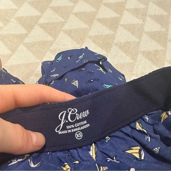 J crew men’s boxers bird helicopter printed navy blue nwot - Picture 2 of 2